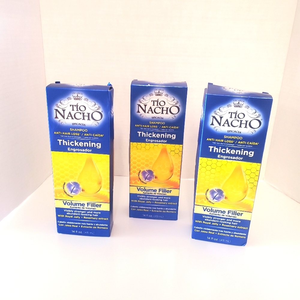 Tio Nacho Thickening Volume Filler Treatment with Royal Jelly, 14 Ounces 3 Pack
